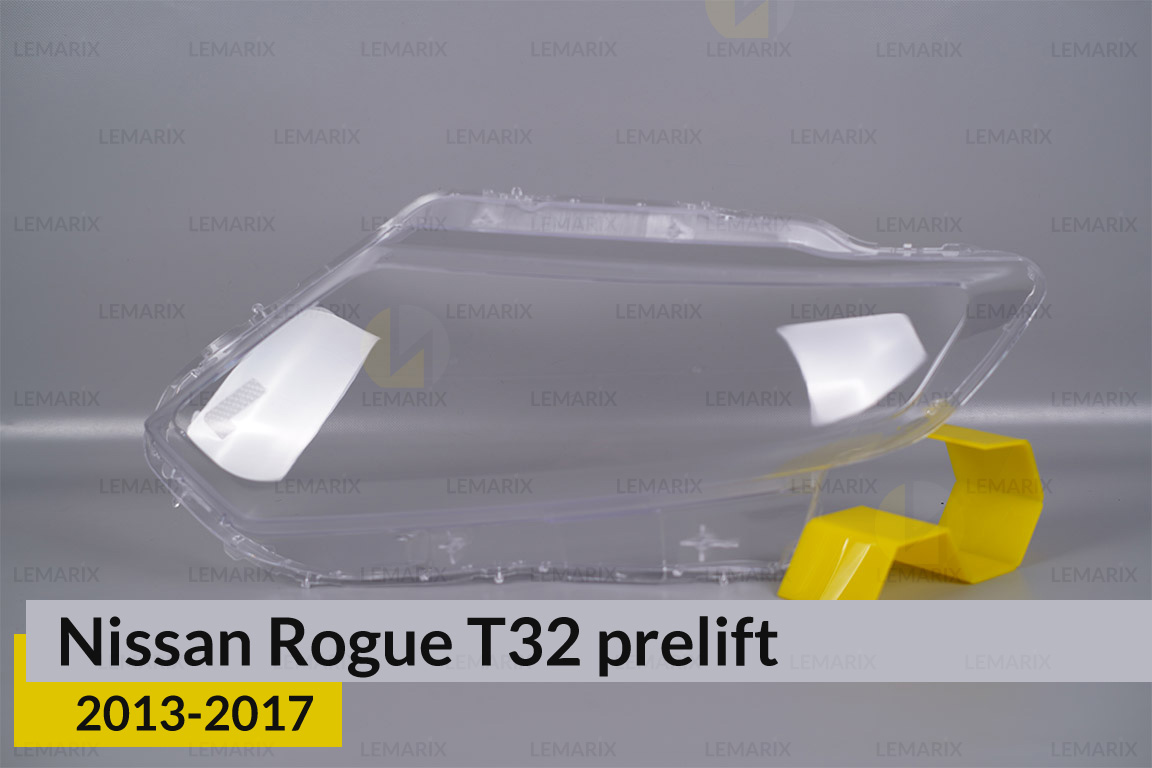 Скло фари Nissan Rogue T32 (2013-2017) дорест ліве