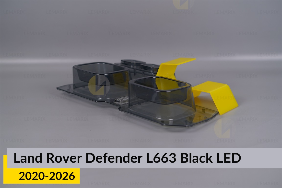 Скло заднього ліхтаря Land Rover Defender L663 Black LED (2020-2026) ліве