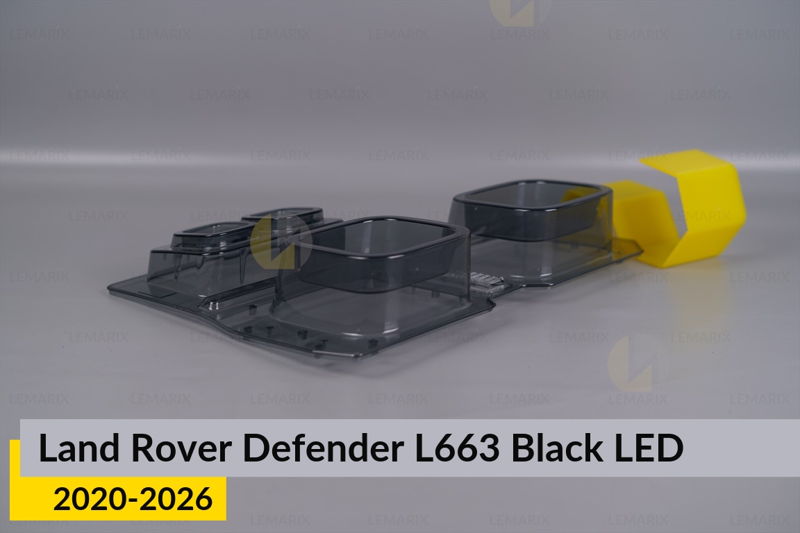 Скло заднього ліхтаря Land Rover Defender L663 Black LED (2020-2026) ліве