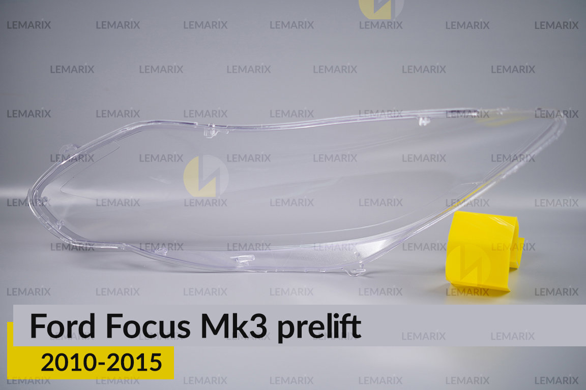 Скло фари Ford Focus Mk3 (2010-2015) дорест праве