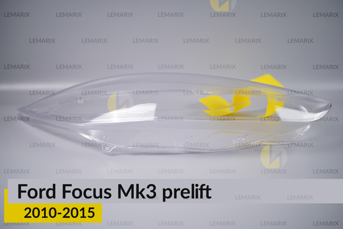 Скло фари Ford Focus Mk3 (2010-2015) дорест праве