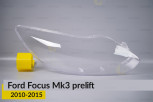 Скло фари Ford Focus Mk3 (2010-2015) дорест праве