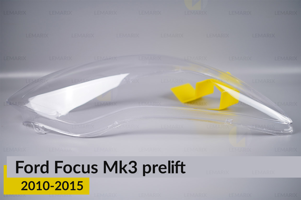 Скло фари Ford Focus Mk3 (2010-2015) дорест праве