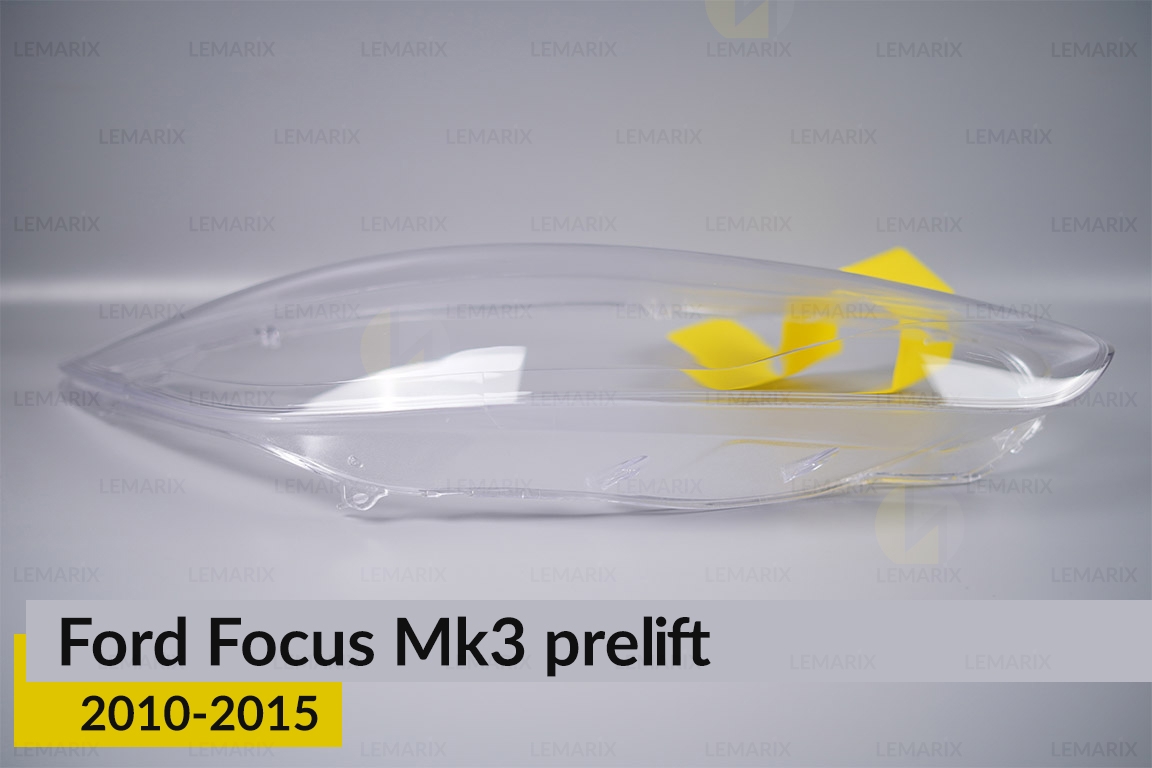 Скло фари Ford Focus Mk3 (2010-2015) дорест праве
