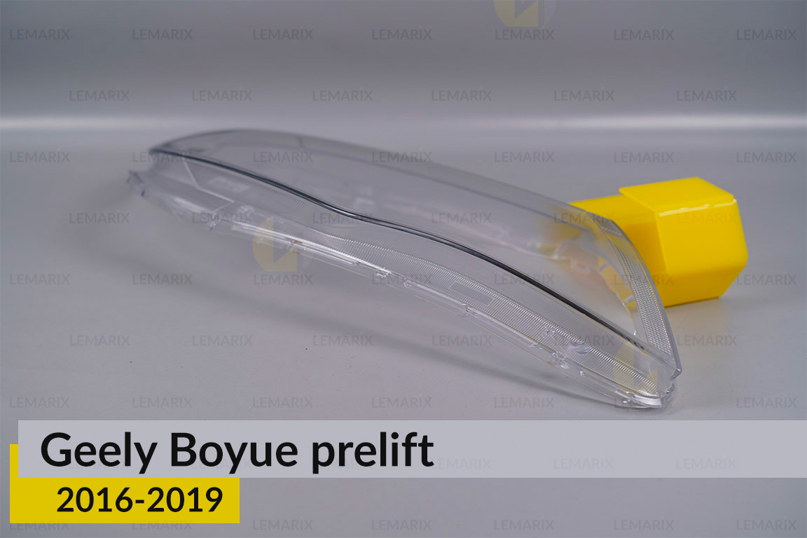 Скло фари Geely Boyue (2016-2019) дорест праве