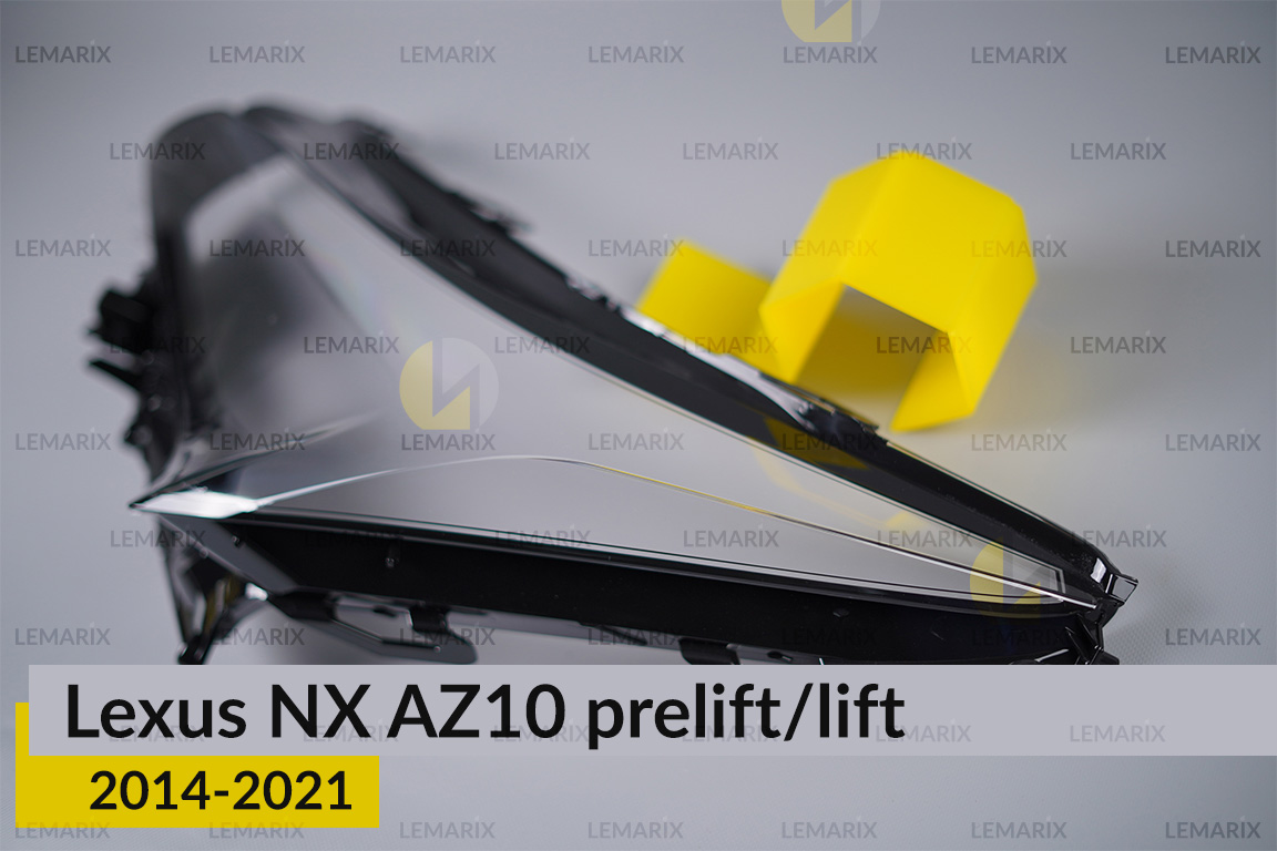 Скло фари Lexus NX AZ10 (2014-2021) дорест/рест ліве