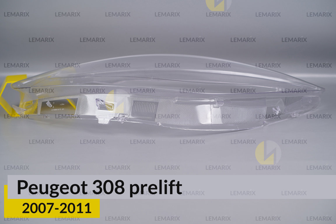Скло фари Peugeot 308 (2007-2011) дорест ліве