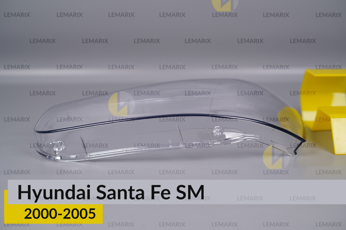Скло фари Hyundai Santa Fe SM (2000-2005) ліве