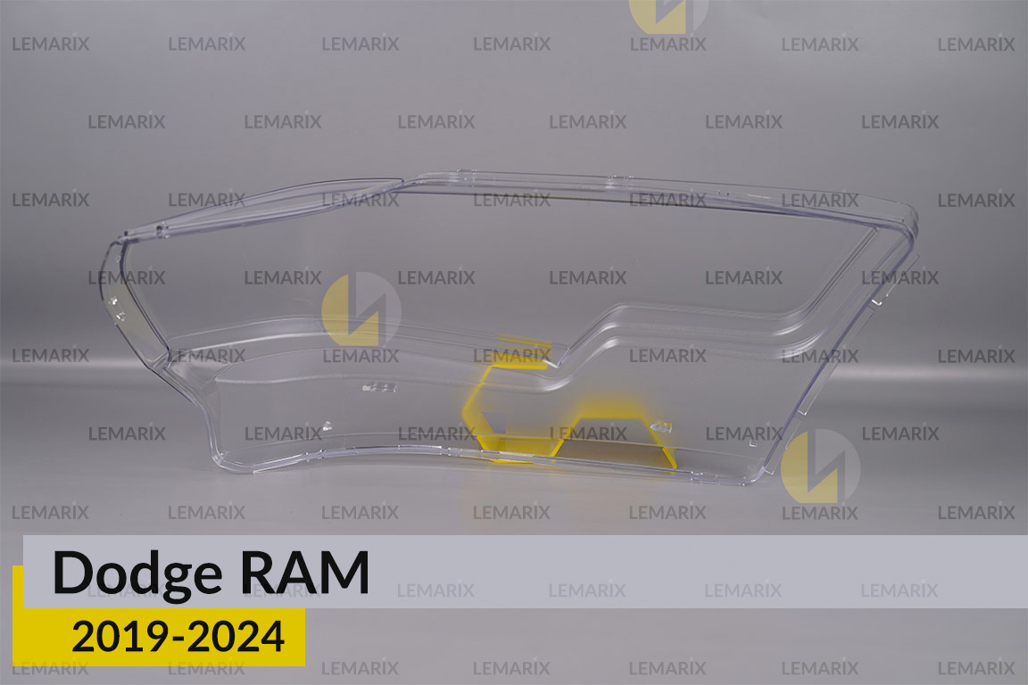 Скло фари Dodge RAM (2019-2024) ліве