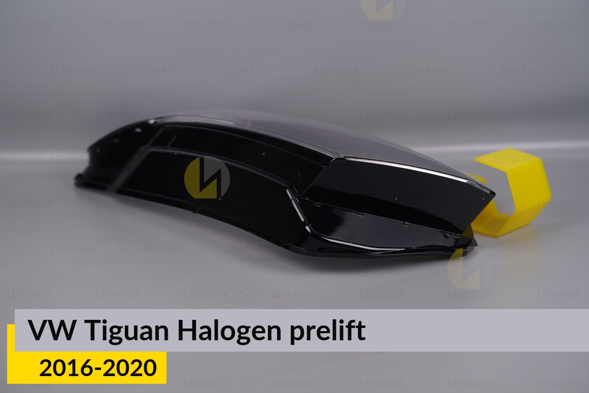 Скло фари VW Volkswagen Tiguan Halogen (2016-2020) дорест ліве