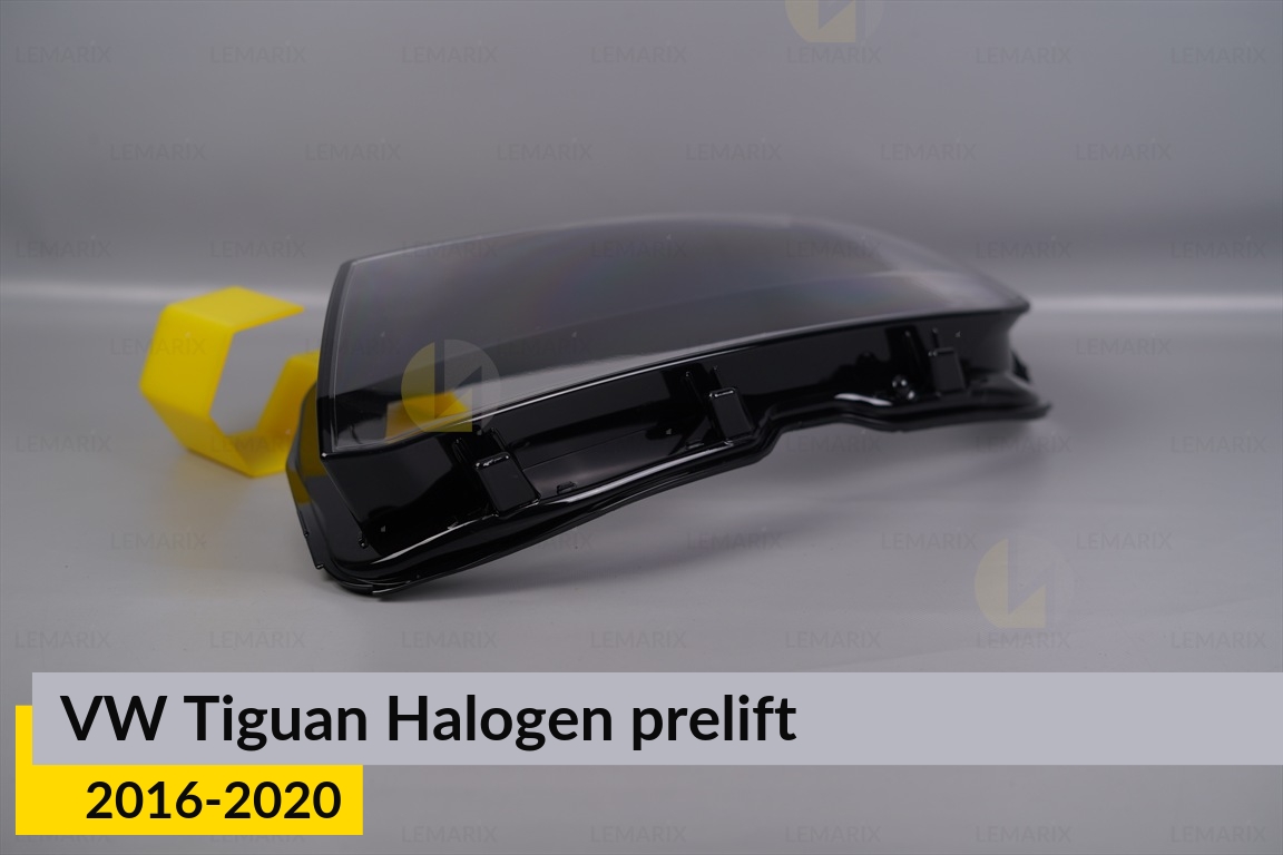 Скло фари VW Volkswagen Tiguan Halogen (2016-2020) дорест ліве