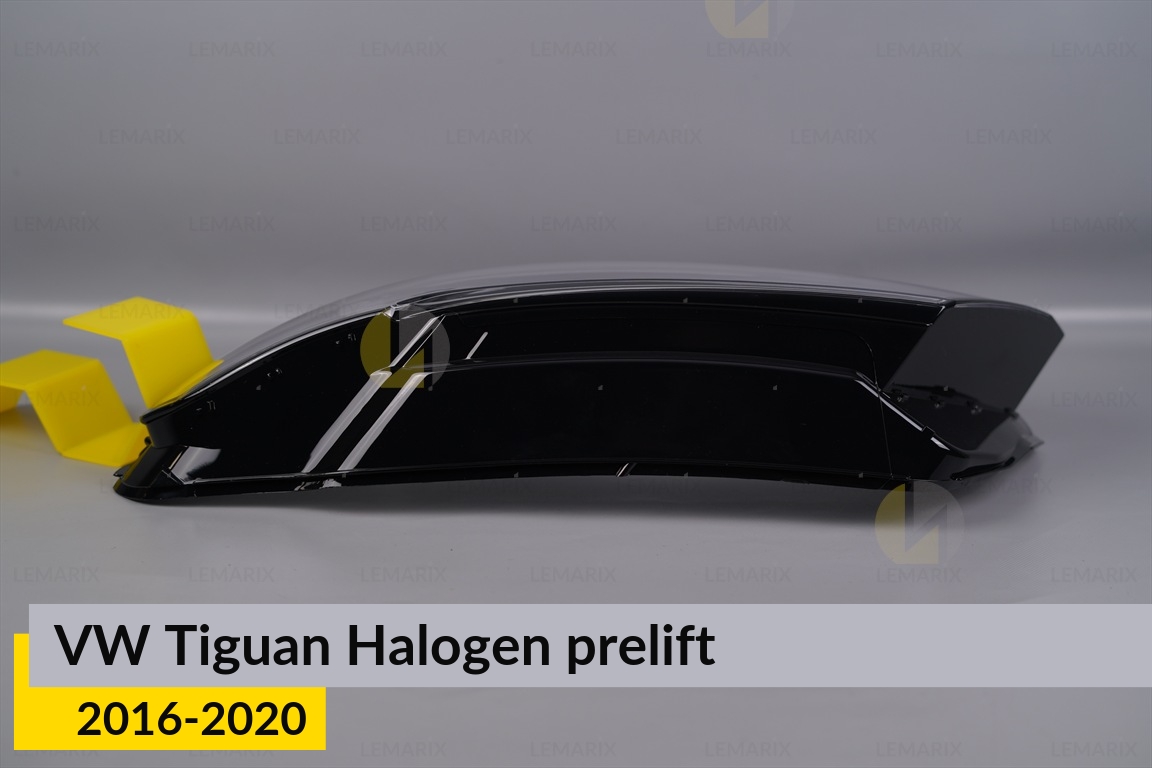 Скло фари VW Volkswagen Tiguan Halogen (2016-2020) дорест ліве