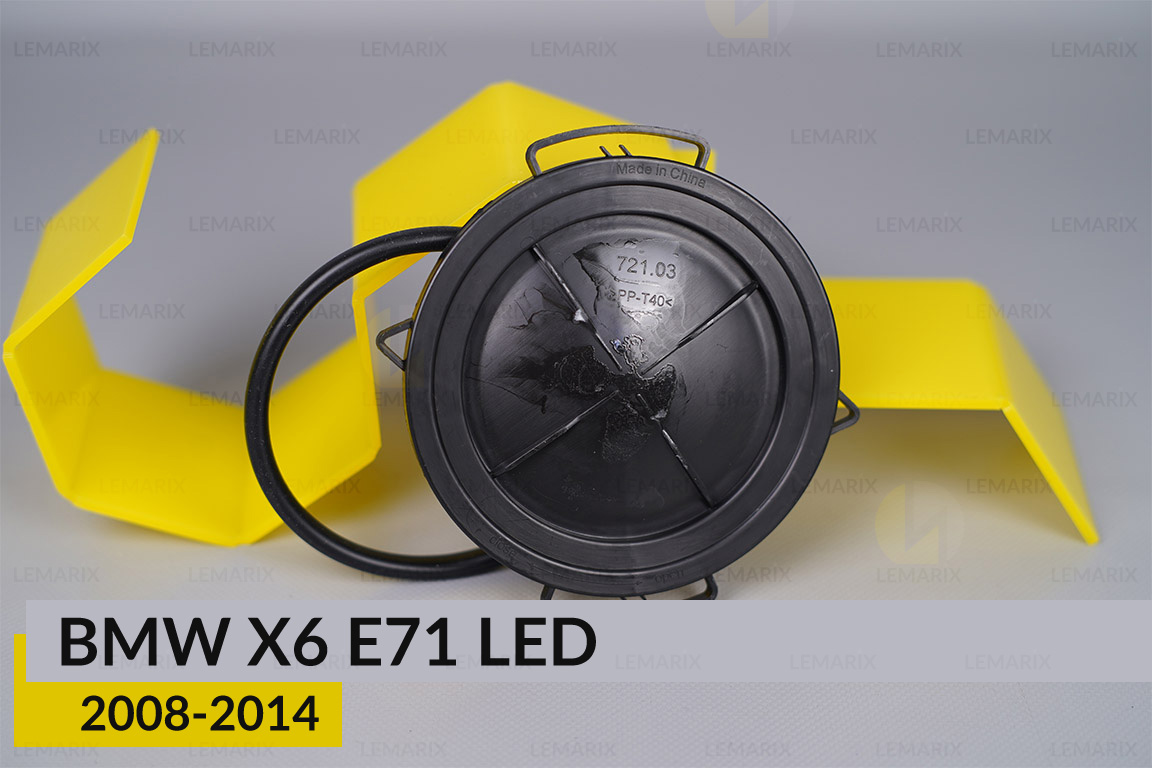 Кришка ковпак заглушка фари BMW X6 E71 LED (2008-2014) ліва/права