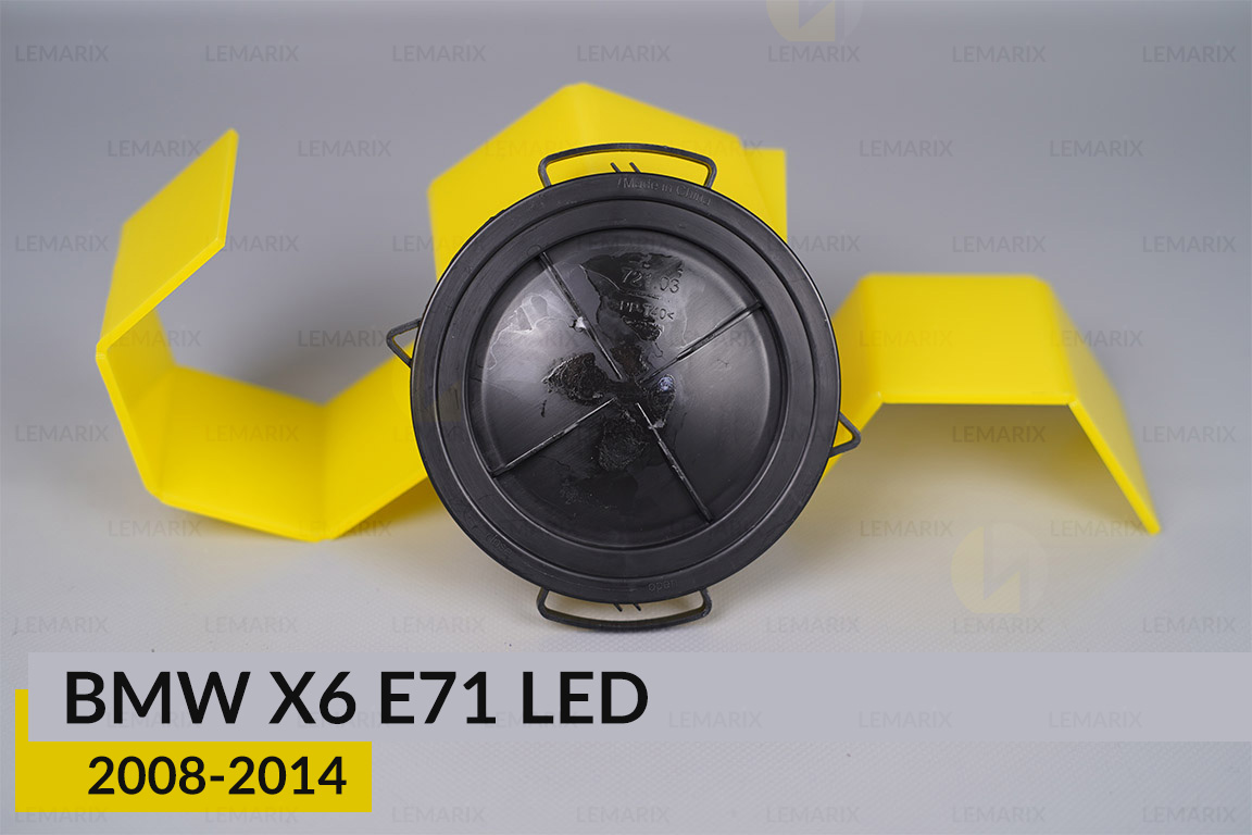 Кришка ковпак заглушка фари BMW X6 E71 LED (2008-2014) ліва/права