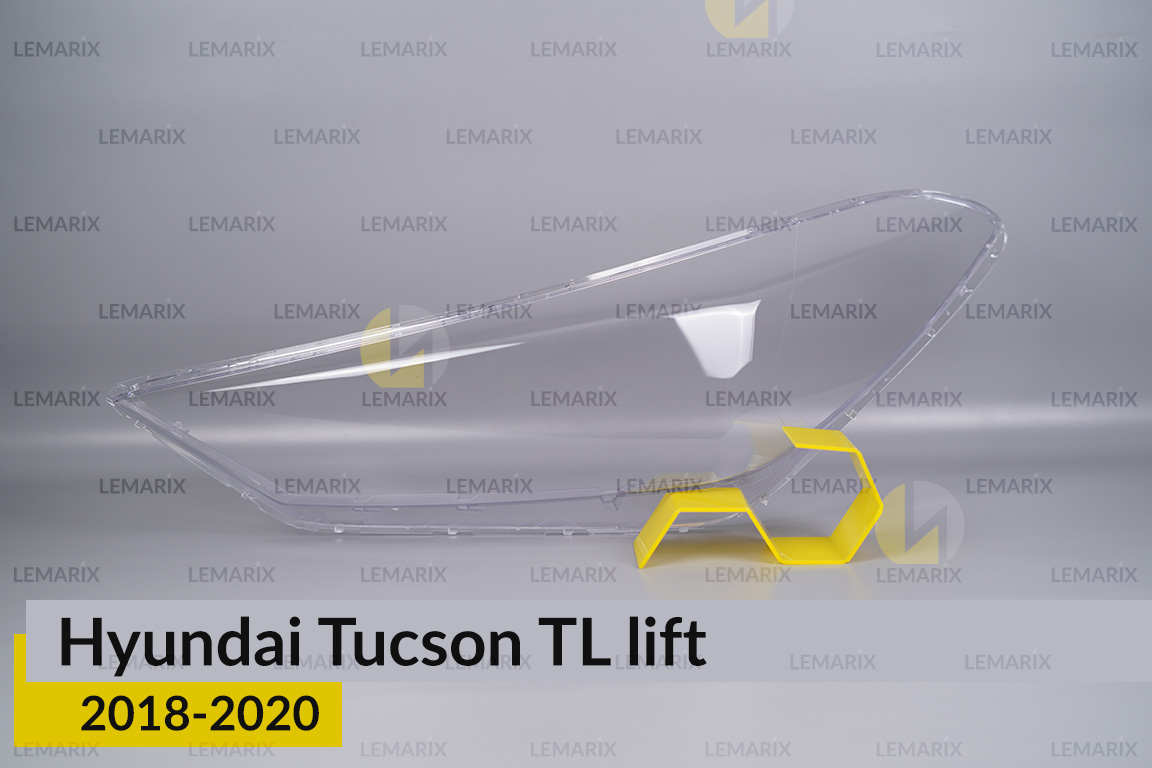 Скло фари Hyundai Tucson TL (2018-2020) рест ліве