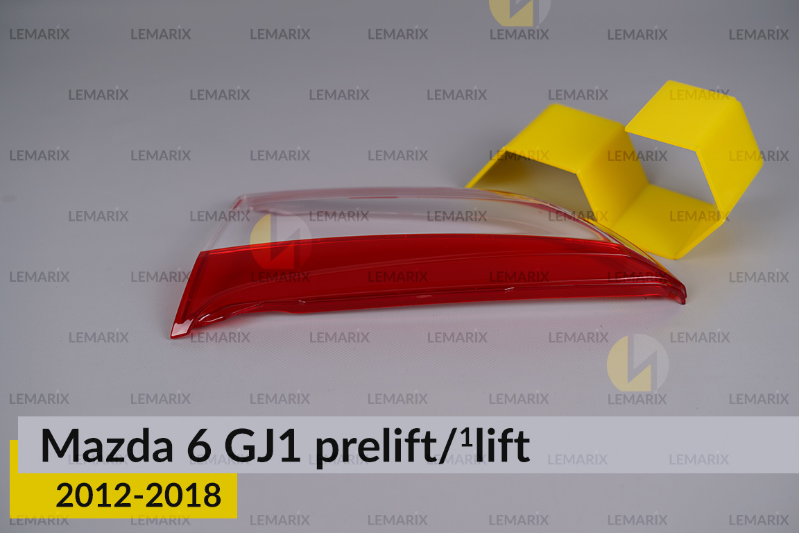 Скло заднього ліхтаря внутрішнє в кришці багажника Mazda 6 GJ1 (2012-2018) дорест/1 рест праве