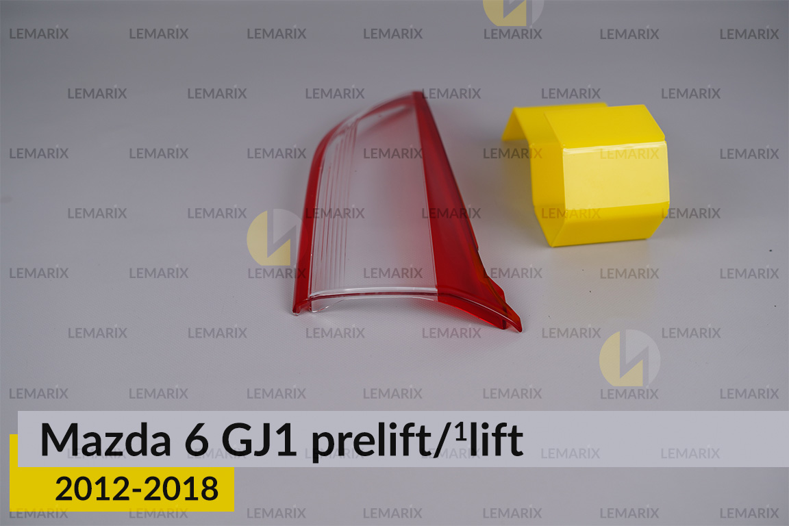 Скло заднього ліхтаря внутрішнє в кришці багажника Mazda 6 GJ1 (2012-2018) дорест/1 рест праве