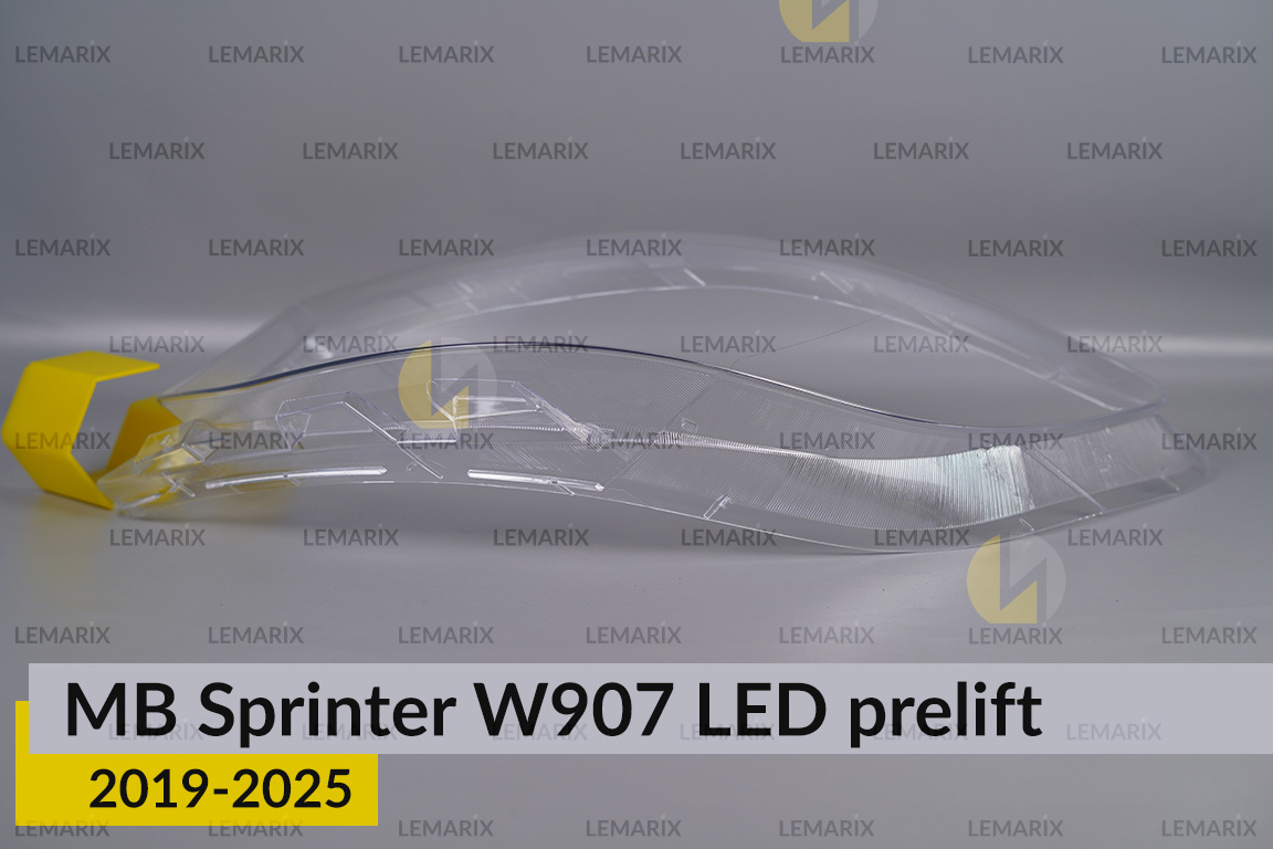 Скло фари Mercedes-Benz Sprinter W907 LED (2019-2026) дорест ліве