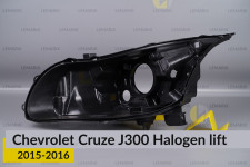 Корпус фары Chevrolet Cruze J300 Halogen (2015-2016) рест левый