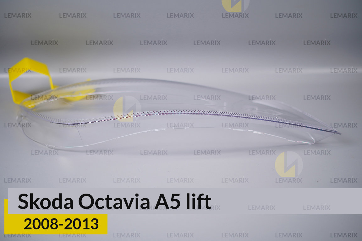 Скло фари Skoda Octavia A5 (2008-2013) рест праве