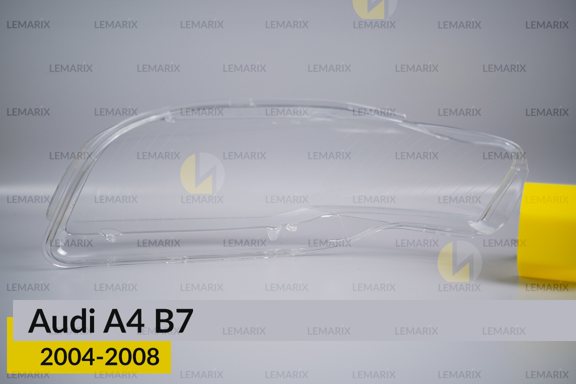 Скло фари Audi A4 B7 (2004-2008) праве