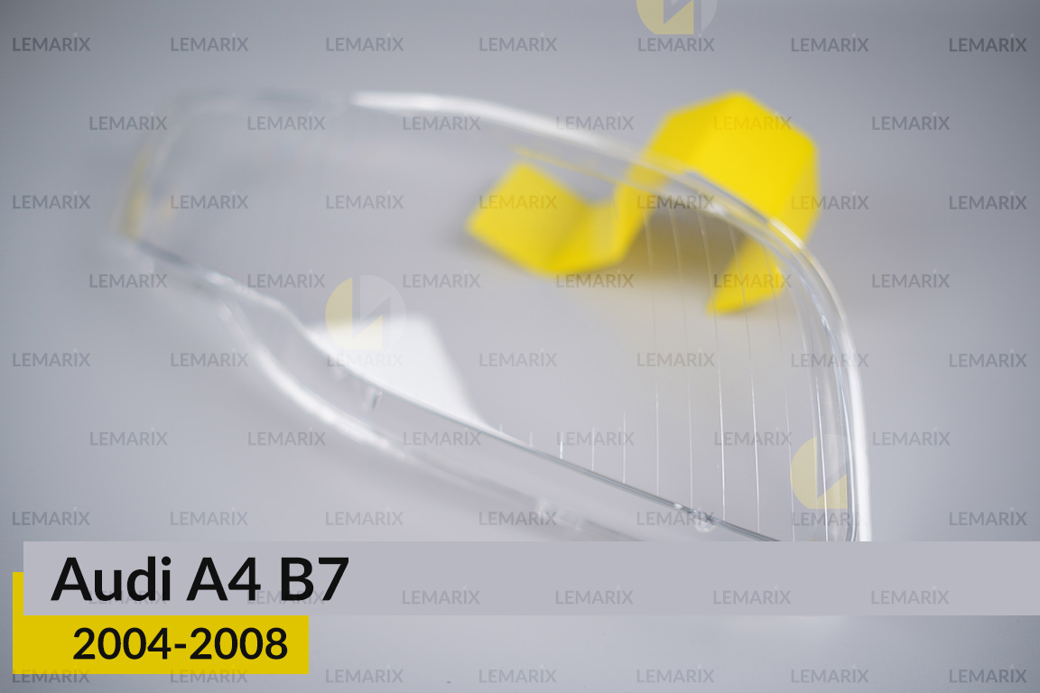 Скло фари Audi A4 B7 (2004-2008) праве