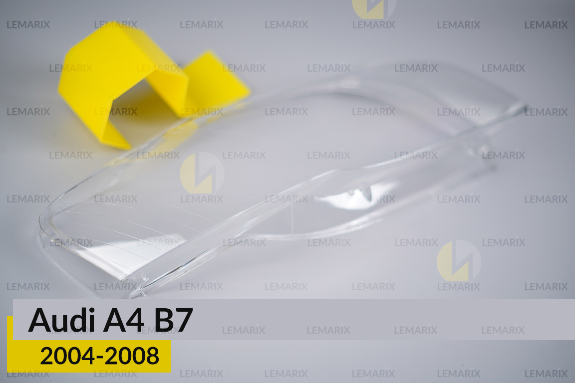 Скло фари Audi A4 B7 (2004-2008) праве
