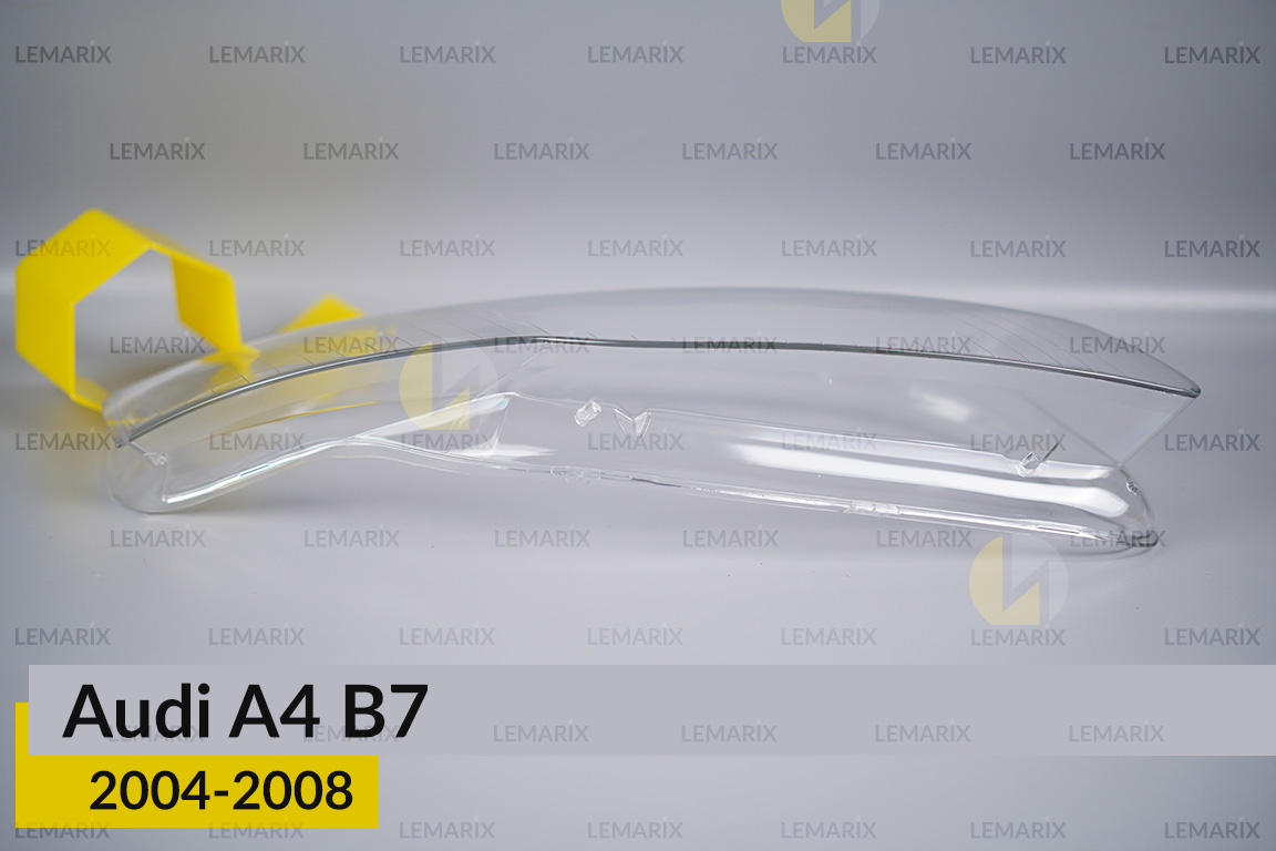 Скло фари Audi A4 B7 (2004-2008) праве