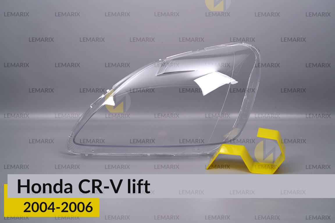 Скло фари Honda CR-V (2004-2006) рест ліве