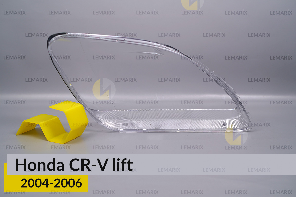Скло фари Honda CR-V (2004-2006) рест ліве