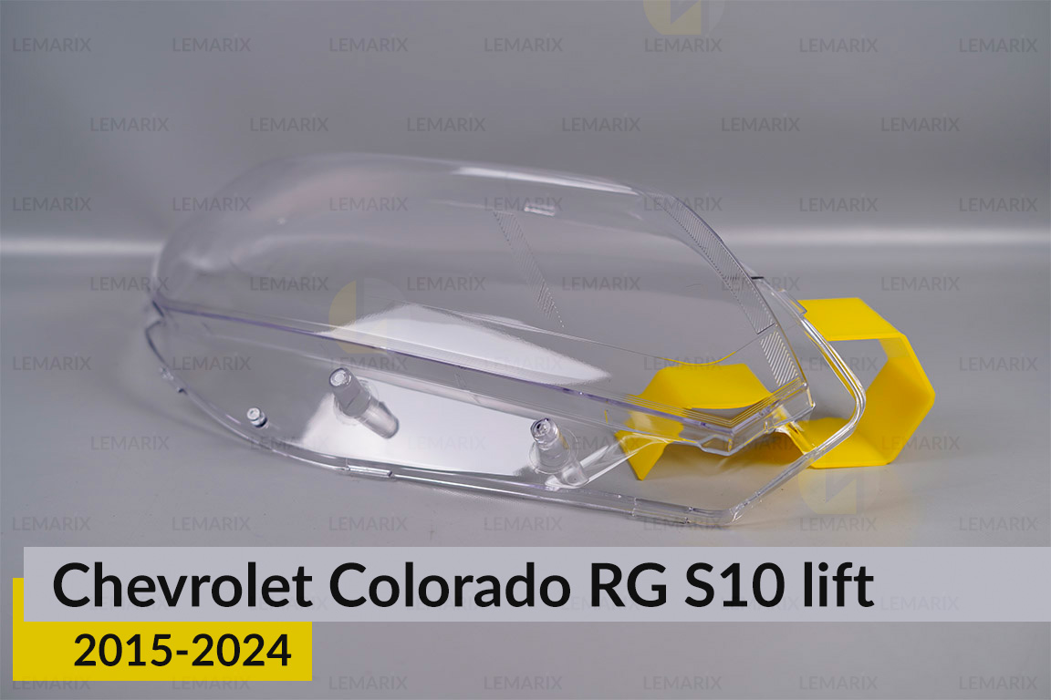 Скло фари Chevrolet Colorado RG S10 (2015-2024) рест праве