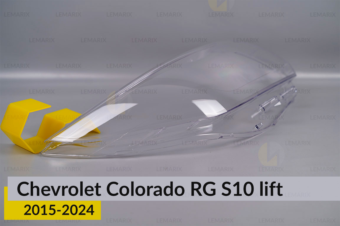 Скло фари Chevrolet Colorado RG S10 (2015-2024) рест праве