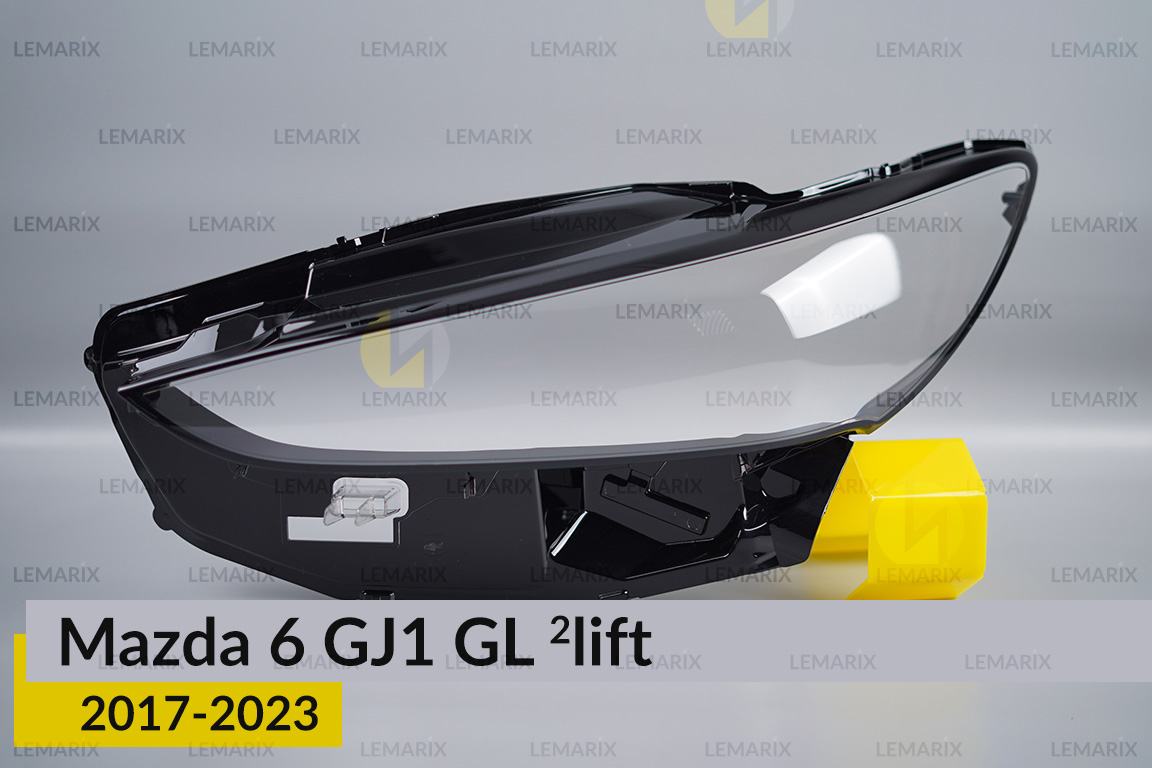Скло фари Mazda 6 GJ1 GL (2017-2023) 2 рест ліве