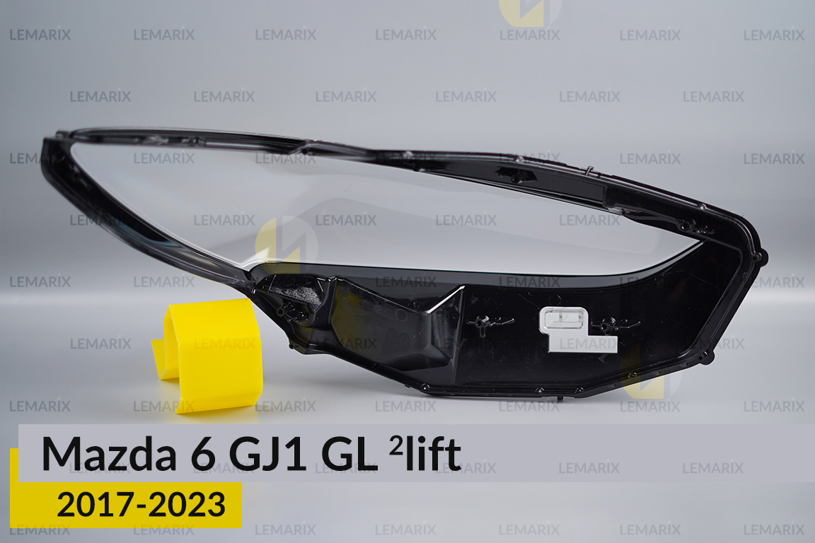 Скло фари Mazda 6 GJ1 GL (2017-2023) 2 рест ліве