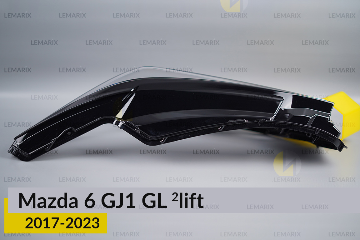 Скло фари Mazda 6 GJ1 GL (2017-2023) 2 рест ліве