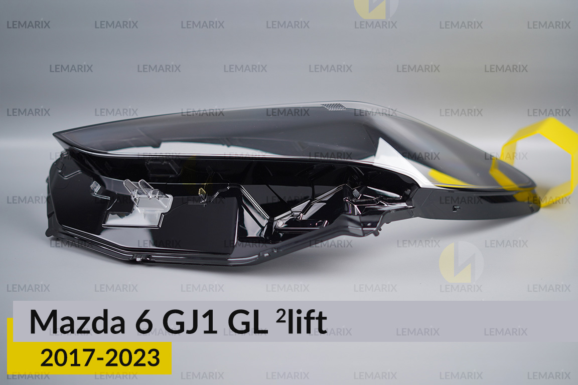 Скло фари Mazda 6 GJ1 GL (2017-2023) 2 рест ліве