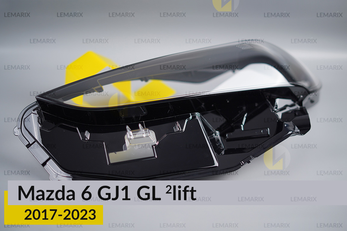 Скло фари Mazda 6 GJ1 GL (2017-2023) 2 рест ліве