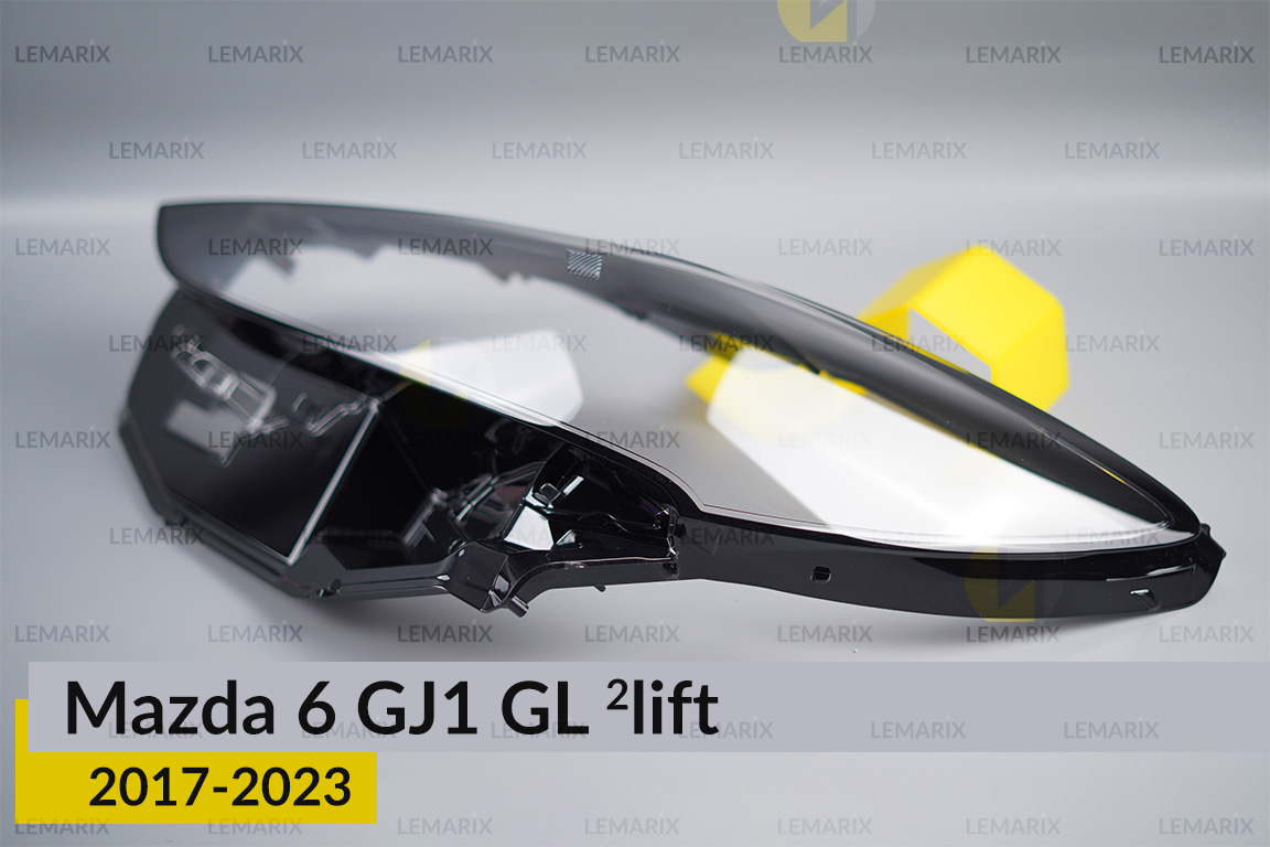Скло фари Mazda 6 GJ1 GL (2017-2023) 2 рест ліве