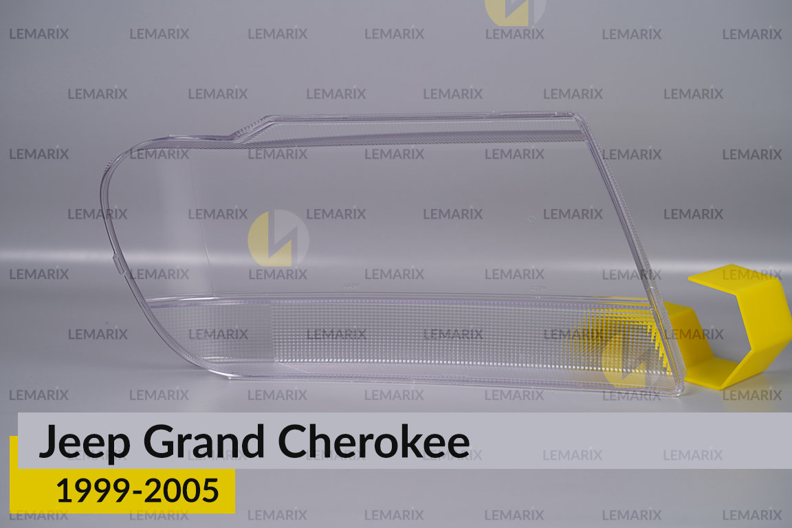 Скло фари Jeep Grand Cherokee (1999-2005) ліве