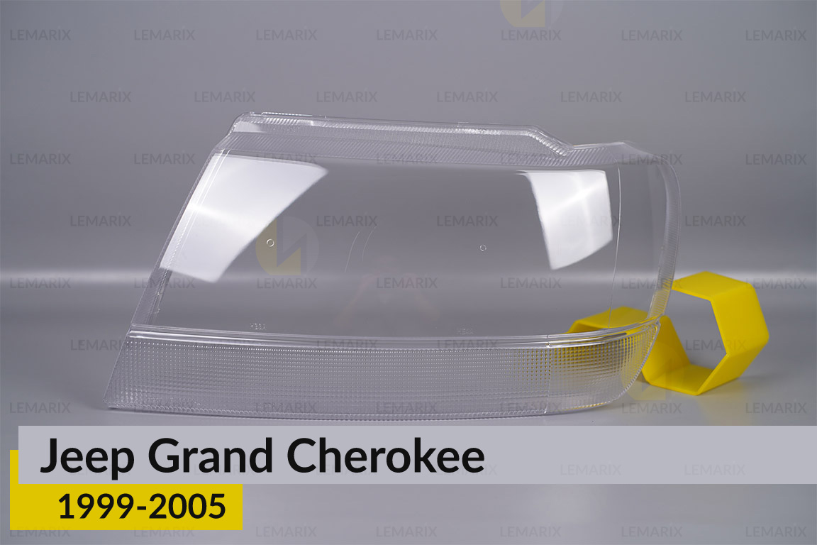Скло фари Jeep Grand Cherokee (1999-2005) ліве