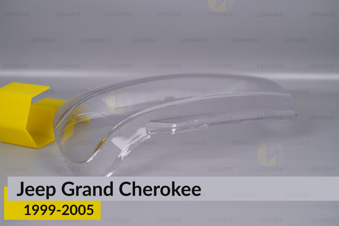 Скло фари Jeep Grand Cherokee (1999-2005) ліве