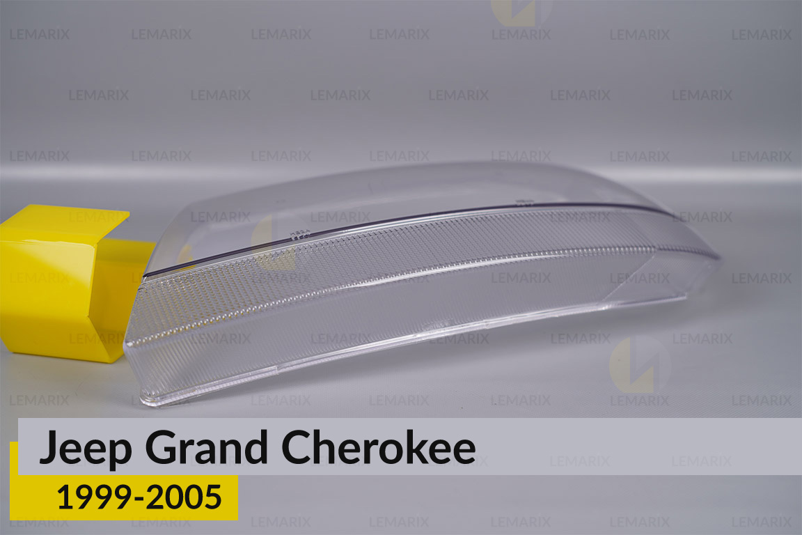 Скло фари Jeep Grand Cherokee (1999-2005) ліве