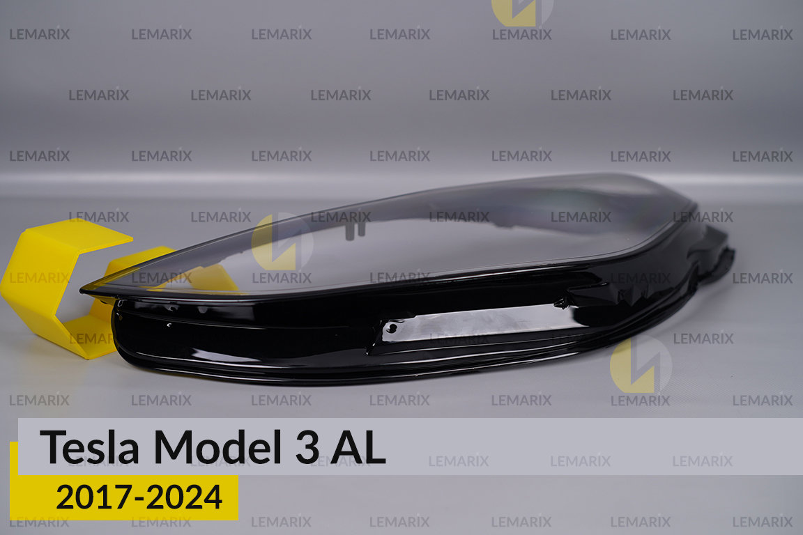 Скло фари Tesla Model 3 AL (2017-2023) ліве