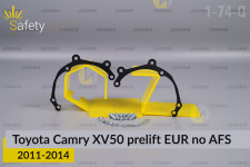 Перехідна рамка для Toyota Camry XV50 EUR no AFS (2011-2014) дорест
