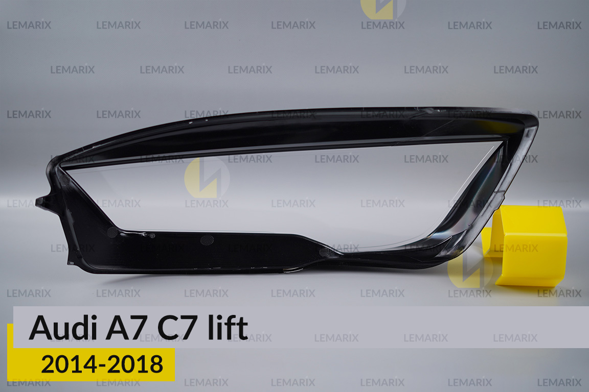Скло фари Audi A7 C7 (2014-2018) рест праве