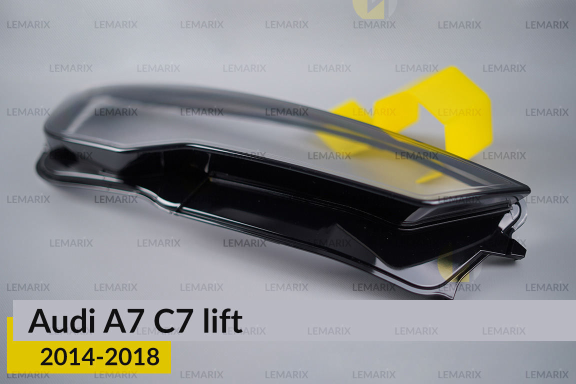 Скло фари Audi A7 C7 (2014-2018) рест праве