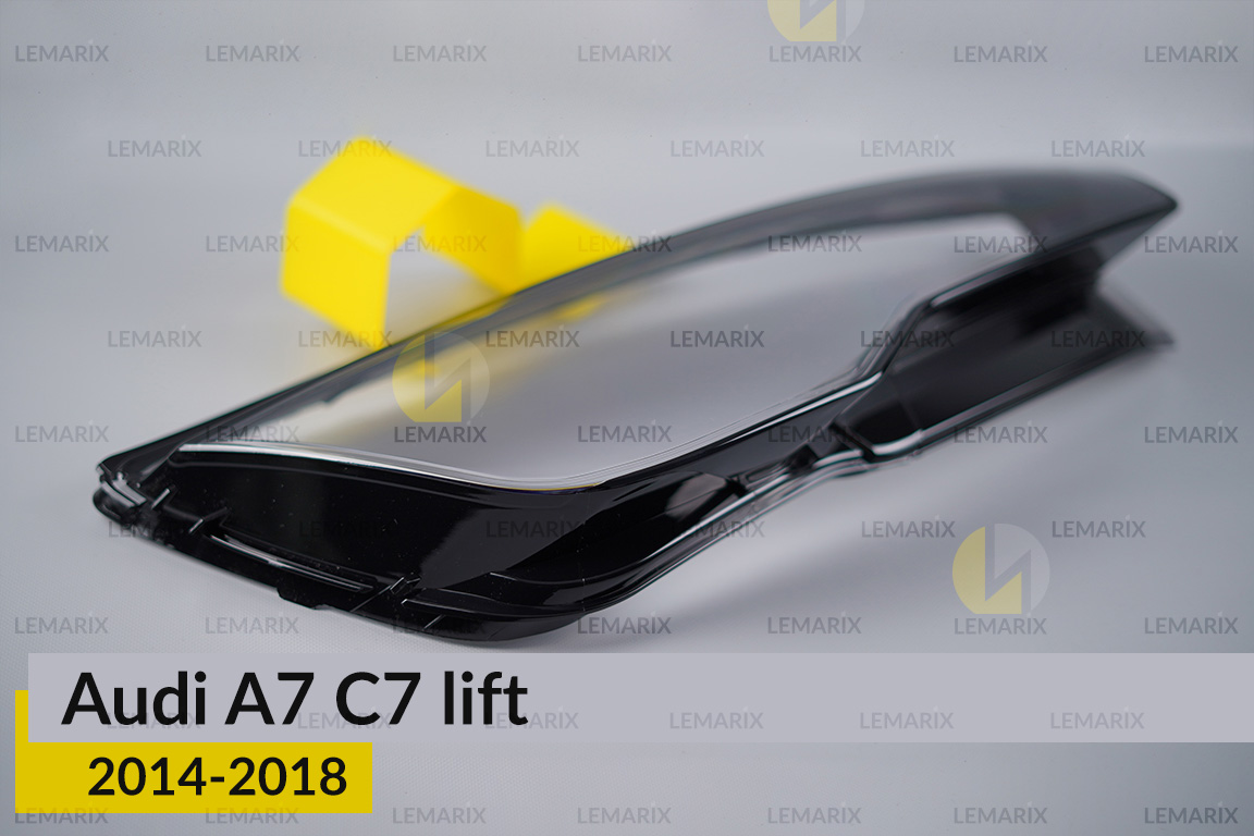 Скло фари Audi A7 C7 (2014-2018) рест праве