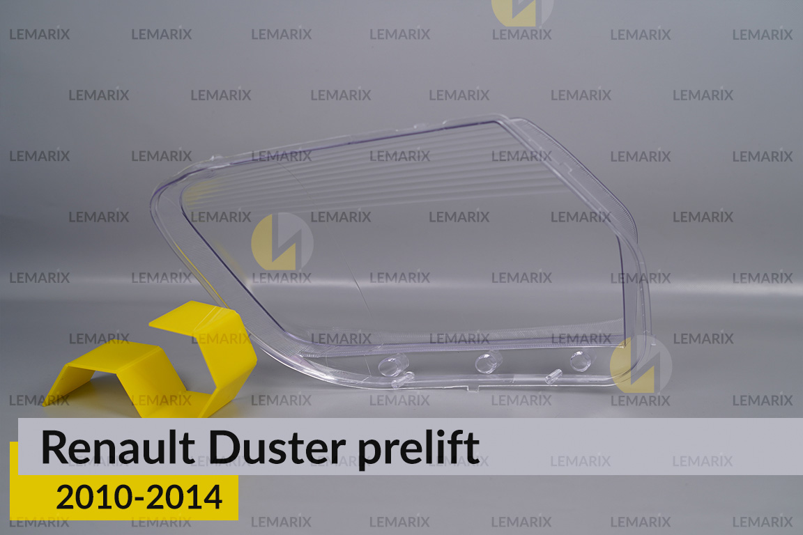 Скло фари Renault Duster (2010-2014) дорест ліве