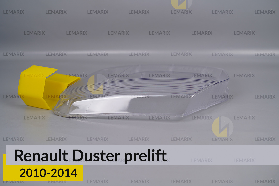 Скло фари Renault Duster (2010-2014) дорест ліве