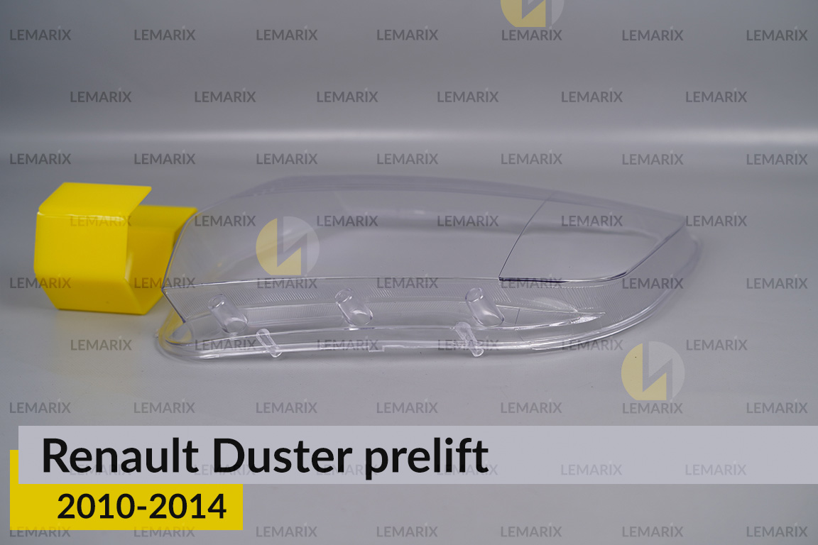 Скло фари Renault Duster (2010-2014) дорест ліве